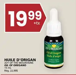 Rachelle-Bery Grocery JOY OF THE MOUNTAINS OIL OF OREGANO offer