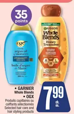 Jean Coutu GARNIER Whole Blends, OGX offer