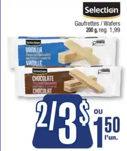 Jean Coutu SELECTION Wafers offer