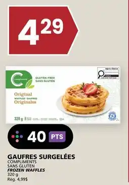 Rachelle-Bery Grocery COMPLIMENTS SANS GLUTEN FROZEN WAFFLES offer