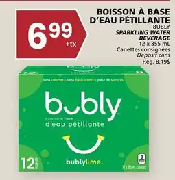 Rachelle-Bery Grocery BUBLY SPARKLING WATER BEVERAGE offer