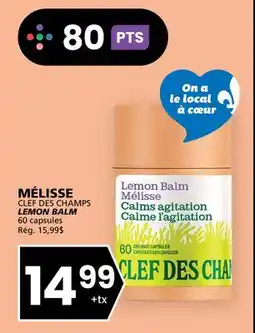 Rachelle-Bery Grocery CLEF DES CHAMPS LEMON BALM offer