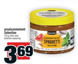 Super C ASSAISONNEMENT SELECTION | SELECTION SEASONING offer