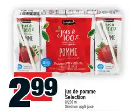 Super C JUS DE POMME SELECTION | SELECTION APPLE JUICE offer