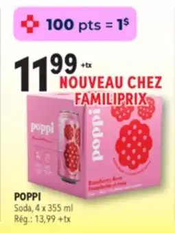 Familiprix POPPI Soda offer