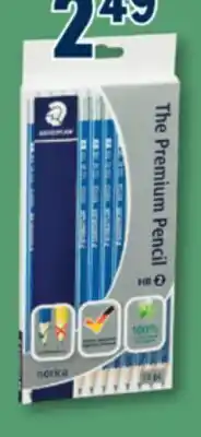 Familiprix STAEDTLER Premium quality writing pencil HB#2, 12 unités/units offer
