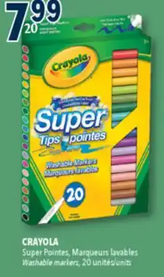 Familiprix CRAYOLA Washable markers offer