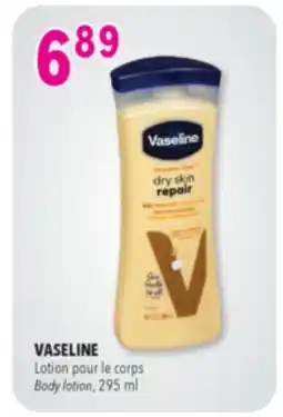 Familiprix Vaseline Intensive Care dry skin repair lotion offer
