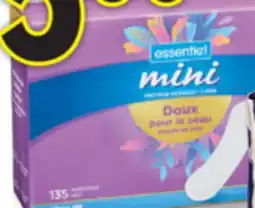 Familiprix Essentiel mini liners regular 135un offer
