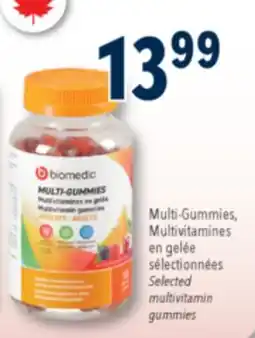 Familiprix Biomedic adults multivitamin gummies 150un offer