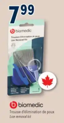 Familiprix Biomedic lice removal kit offer