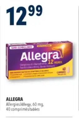 Familiprix Allegra 12h Allergy Relief Tablets 40un offer