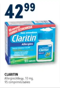 Familiprix CLARITIN Allergy 10 mg, 95 tablets offer