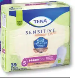 Familiprix Tena Sensitive Care Extra Coverage pads maximum absorbency - Long 39un offer