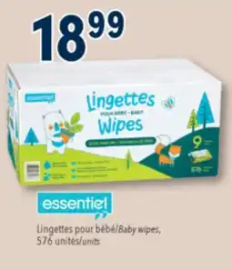 Familiprix Essentiel baby wipes fragrance free 576un offer