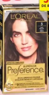 Familiprix L'Oréal Paris Superior Preference permanent hair dye #3 Brasilia Dark Brown offer