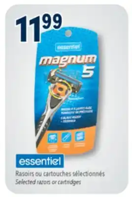Familiprix Essentiel Magnum 5 blade razor with trimmer + cartridges 2un offer