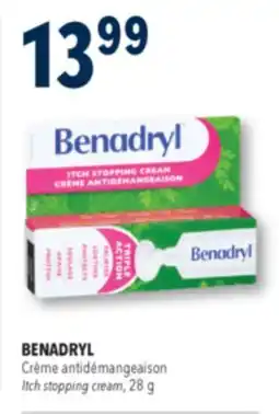 Familiprix Benadryl itch stopping cream offer