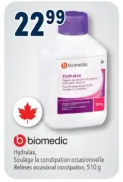 Familiprix Biomedic powder relieves occasional constipation offer