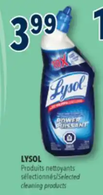 Familiprix Lysol toilet bowl cleaner power offer