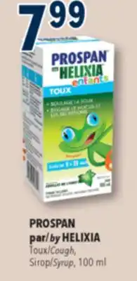 Familiprix Helixia Prospan Kids cough syrup with ivy leaf extract offer