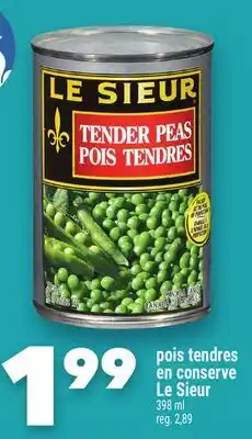 Marche Ami pois tendres en conserve LeSieur offer