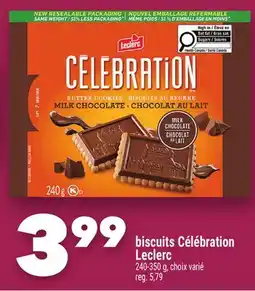 Marche Ami biscuits Célébration Leclerc offer