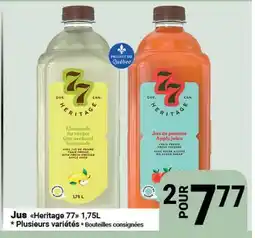 Pasquier Jus Heritage 77 offer
