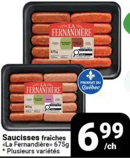 Pasquier Saucisses fraîches La Fernandière offer