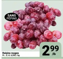 Pasquier Raisins rouges offer