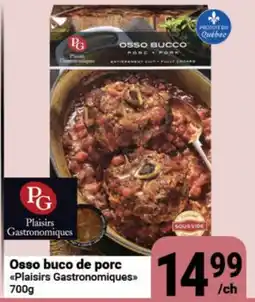 Pasquier Osso buco de porc Plaisirs Gastronomiques offer