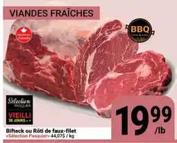 Pasquier Bifteck ou Roti de faux-filet Sélection Pasquier offer