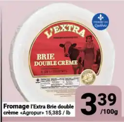 Pasquier Fromage l'Extra Brie double crème Agropur offer