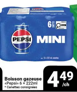 Pasquier Boisson gazeuse Pepsi offer
