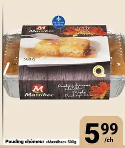 Pasquier Pouding chômeur Massibec offer