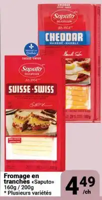 Pasquier Fromage en tranches Saputo offer