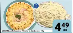 Pasquier Coquille aux fruits de mer Aliments Québec Express offer
