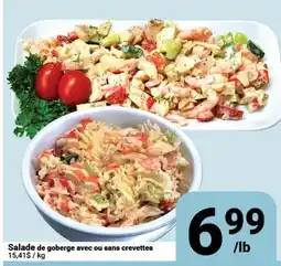 Pasquier Salade de goberge avec ou sans crevettes offer