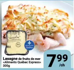 Pasquier Lasagne de fruits de mer Aliments Québec Express offer