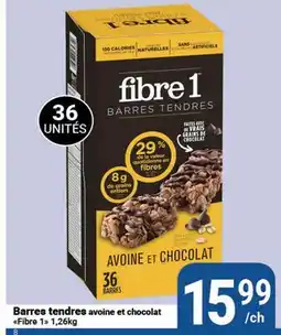 Pasquier Barres tendres avoine et chocolat Fibre 1 offer