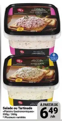 Pasquier Salade ou Tartinade Plaisirs Gastronomiques offer