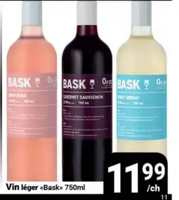 Pasquier Vin léger Bask offer