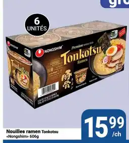 Pasquier Nouilles ramen Tonkotsu Nongshim offer