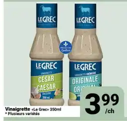 Pasquier Vinaigrette Le Grec offer