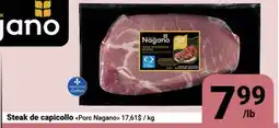 Pasquier Steak de capicollo Porc Nagano offer