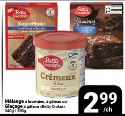 Pasquier Mélange à brownies, à gâteau ou Glaçage à gâteau Betty Croker offer
