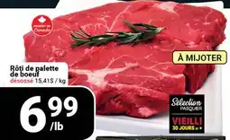 Pasquier Rôtí de palette de bœuf offer
