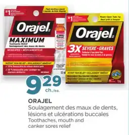 Proxim ORAJEL Toothaches, mouth and canker sores relief offer