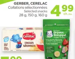 Proxim GERBER, CERELAC Selected snacks offer