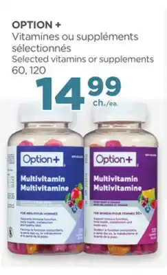 Proxim OPTION + Selected vitamins or supplements offer